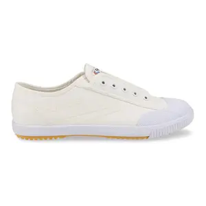 Feiyue All White Breathable Canvas Shoes with Gum Sole | No-tie closure, Easy on and Easy Off for people on the go. Comfort meets fashion