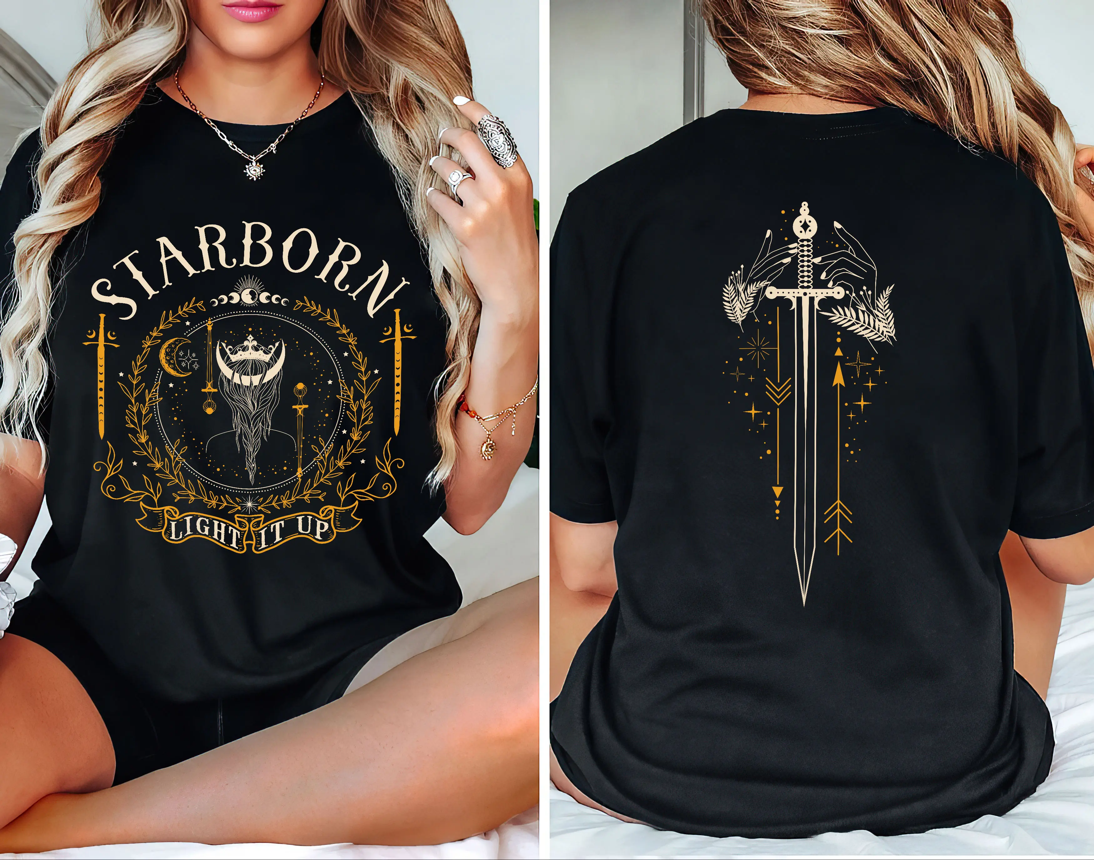 Starborn Shirt, Bryce Quinlan Shirt, Light It Up Crescent City Shirt, Bookish Shirt