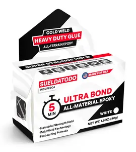 SUELDATODO INDUFERCA Epoxy Glue 1.4oz 5min Liquid Adhesive for Plastic, Wood, Metal, Glass, Iron & More - Super Strong and Versatile