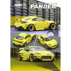 Inno64 1:64 Toyota GR86 Pandem - Yellow