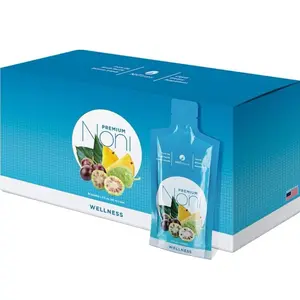 USDA Organic Premium Noni Juice Foil Pouch Travel Set | Soporte Inmunológico + Energía Natural  | Defensas Fuertes + Vitalidad | Vitaminas C, D, Zinc | Para Toda la Familia | Sin Gluten