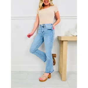 Bring The Flare Tummy Control Kick Flare Jeans