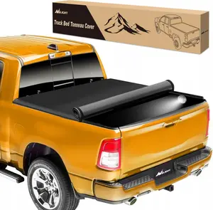 Nilight Soft Roll Up Truck Bed Cover Compatible with Ram 1500 2019 2020 2021 2022 2023 2024 2025 New Body Style,5.7ft Sunshade For Car Outside  dealsforyoudays