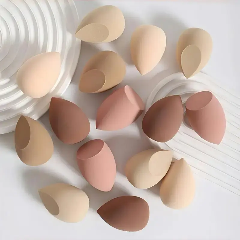 6/12 pcs bling hair gifts — BEAKEY beauty water-absorbing sponge, latex-free beauty sponge for blending and liquid foundation