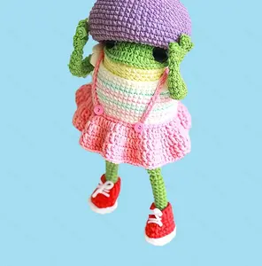 cmdress for the frog crochet pattern Kit for Beginners Adults: Handmade Weaving Tool Set