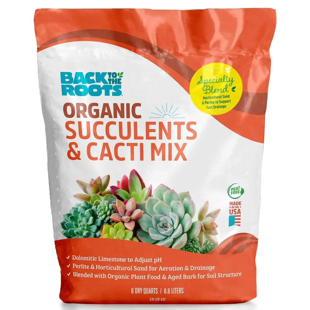 6 qt. Organic Succulent and Cacti Mix Soil (1-Pack)