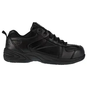 Reebok Work Womens Jorie Composite Toe Electrical Hazard Work Safety Shoes Casual - Black
