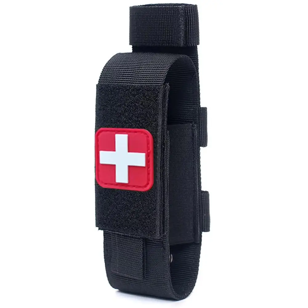 Molle Tourniquet Bag, First Aid Kit Pouch, Single-Handed Operation Medical Tourniquet Holster And Shear Holder Pouch, Outdoor Emergency Kit, Survival