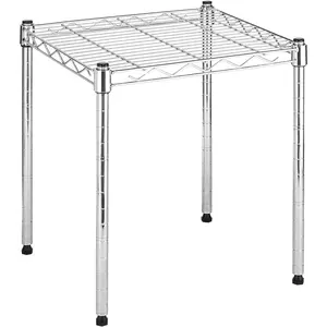 Wire Shelving Unit, Metal Storage Shelves, Stacking Shelf with Basket, Easy Assembly Home Organizer for Pantry, Kitchen, Garage, Plant