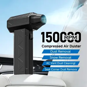 Multi functional handheld turbo blower dust collector 150000RPM high-speed wireless blower compressed air dust collector computer car home cleaning dedicated