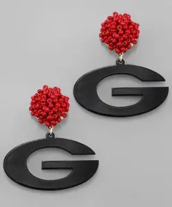 Georgia "G" Acrylic Earrings