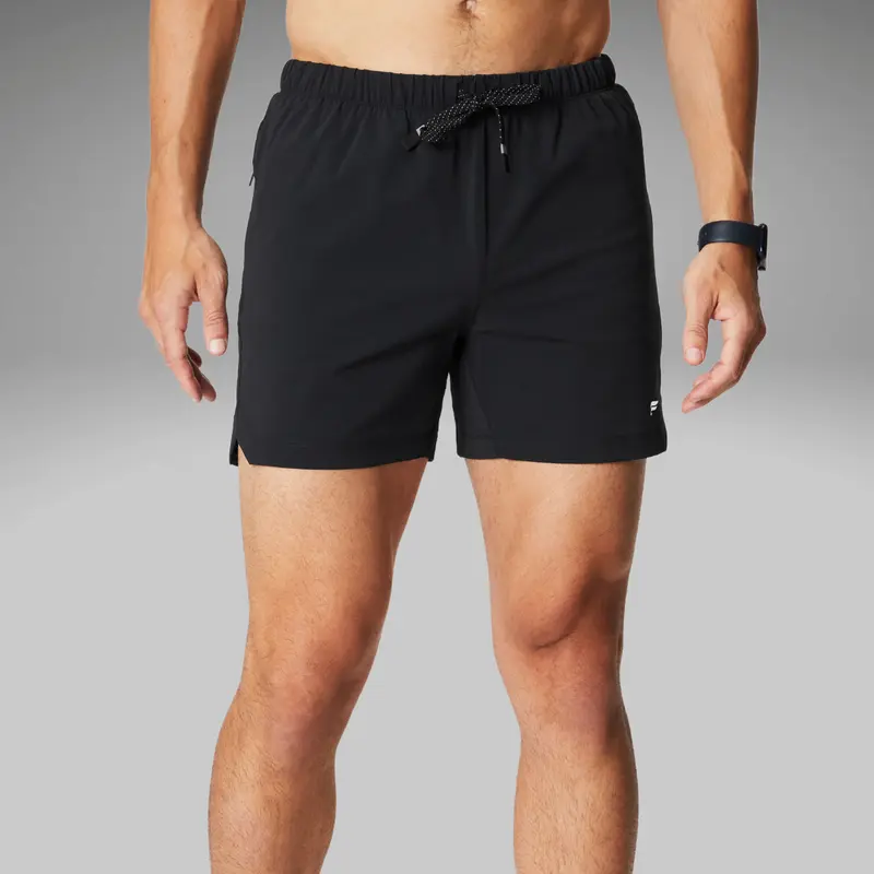 Fabletics Men's The 1 Unlined Shorts - 5in Inseam, Above the Knee, Train-Ready, Quick Dry, Anti-Odour, Spandex-Blend Fabric, Swim-Approved, Running-Friendly, With Pocket