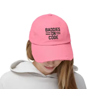 Baddies on Code Distressed Cap