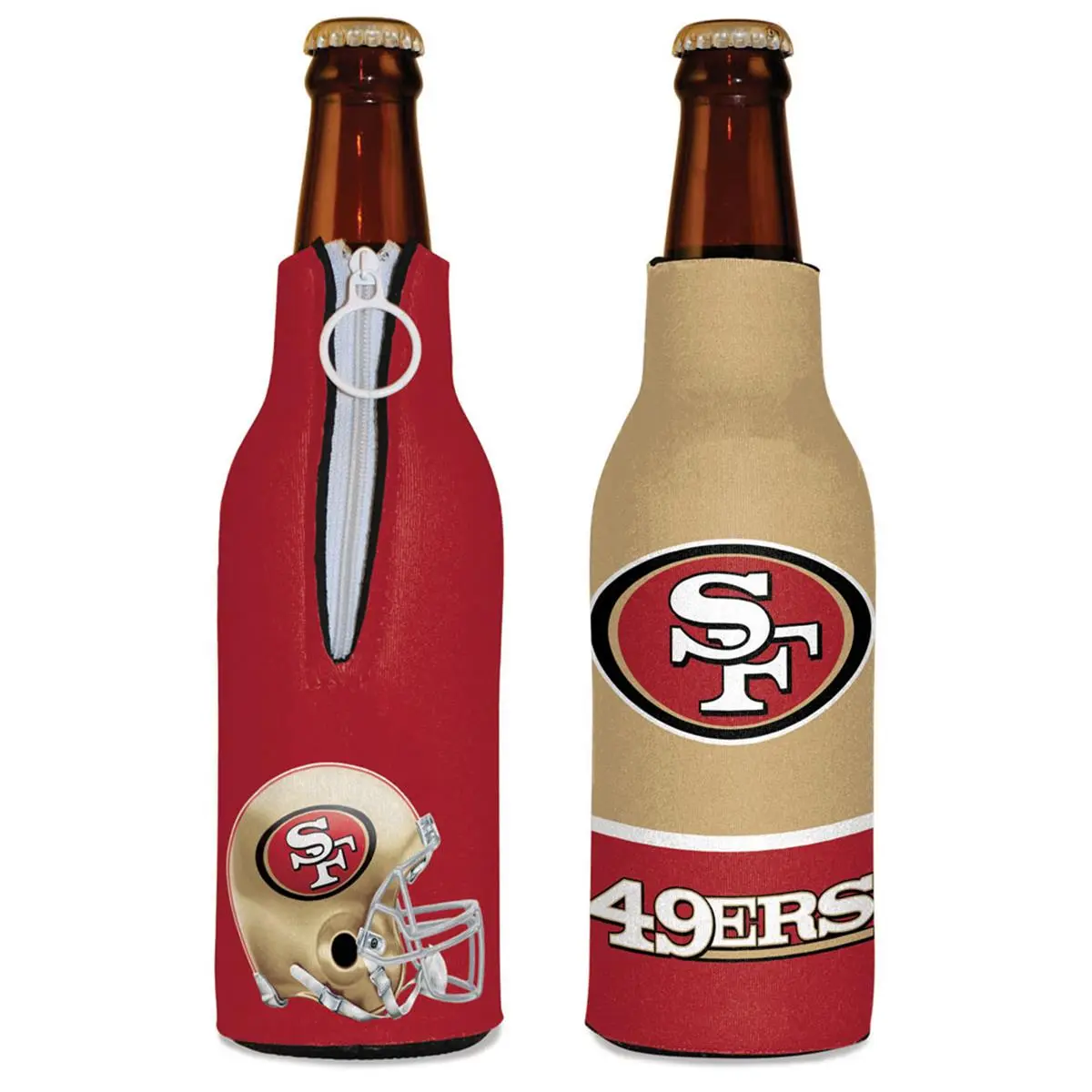 Wincraft NFL San Francisco 49ers Team Bottle Cooler - Authentic Sports Collectibles Accessory for Enthusiasts