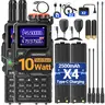 2 Pack BAOFENG K5 Plus Ham Radio Handheld Long Range Walkie Talkies NOAA Weather Receiver 999 Channels Two Way Radio with 2500mAh Battery,USB C Charging,Walkie Talkie Full Kit, Portable Walkie Talkie, Rechargeable Walkie Talkie