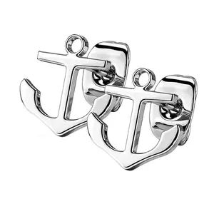 Anchor Stainless Steel Earrings
