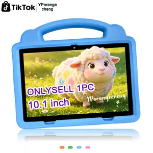 Summer New 10.1 Inch Kids Student Tablet Set, 5G+High Speed WiFi, Full HD Screen & Dual Cameras, Drop-proof Case, Education & Entertainment Integrated, Unisex for Boys Girls, Ideal Gift for Easter Halloween Christmas Birthday, 4 Colors Available