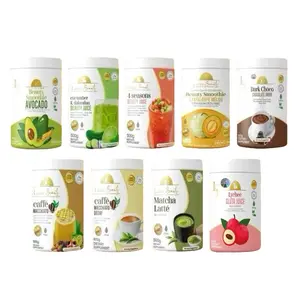 LS Collagen Beauty Drink by Anna Magkawas – | Marine Collagen + L-Carnitine + Antioxidants | 9 Delicious Flavors | Glowing Skin & Wellness Drink Mix – 1 Canister Only