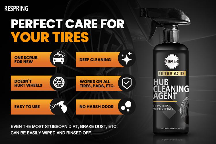 Ultra Acid Wheel Cleaner - Heavy Duty Hub Cleaning Agent for Car Wheels & Tires