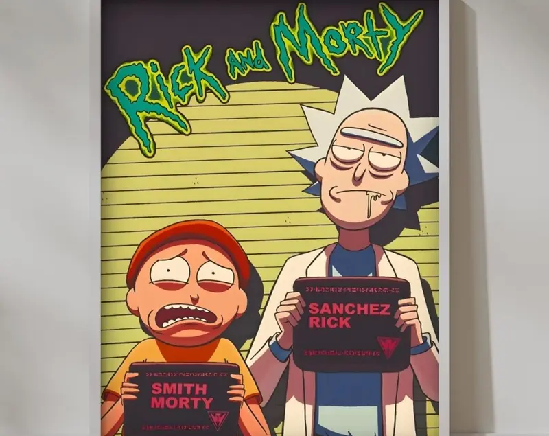 Rick And Morty Tv Show Poster , High Quality Ready To Print , Digital Download 45784 175