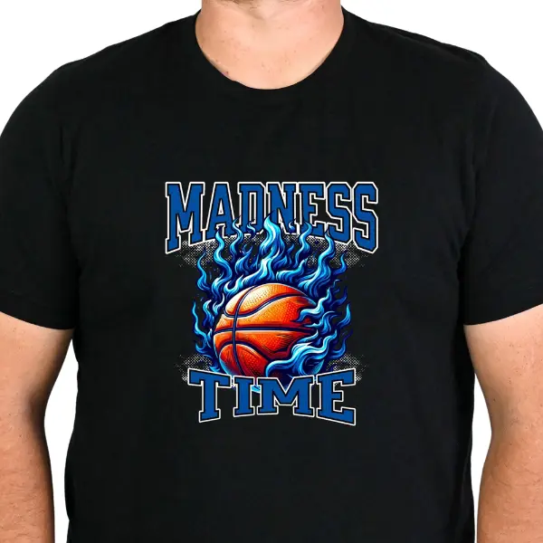 Madness Basketball T-Shirt, Bracketmaster Tee, March Tournament Shirt, Basketball Brackets Fan Shirt, Hoops Apparel, Let the Madness Begin Outfit