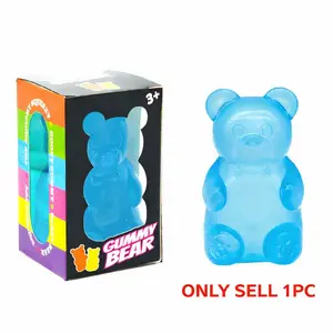 Multi-Color Cute Bear Stress Relief Squishy Toy, Model 2411xy13, No Ca Prop 65 Re/ca, Ideal for Relaxation and Fun