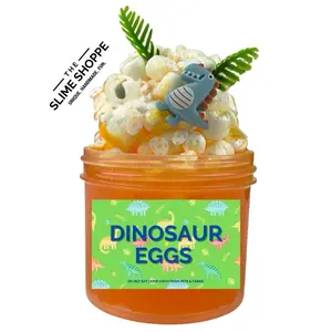 Jumbo Floam  Slime | Dino Eggs DIY Kit | Oranges Scented Slime Gift Bag