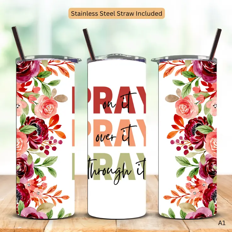 20 oz Tumbler | Pray Pray Pray |