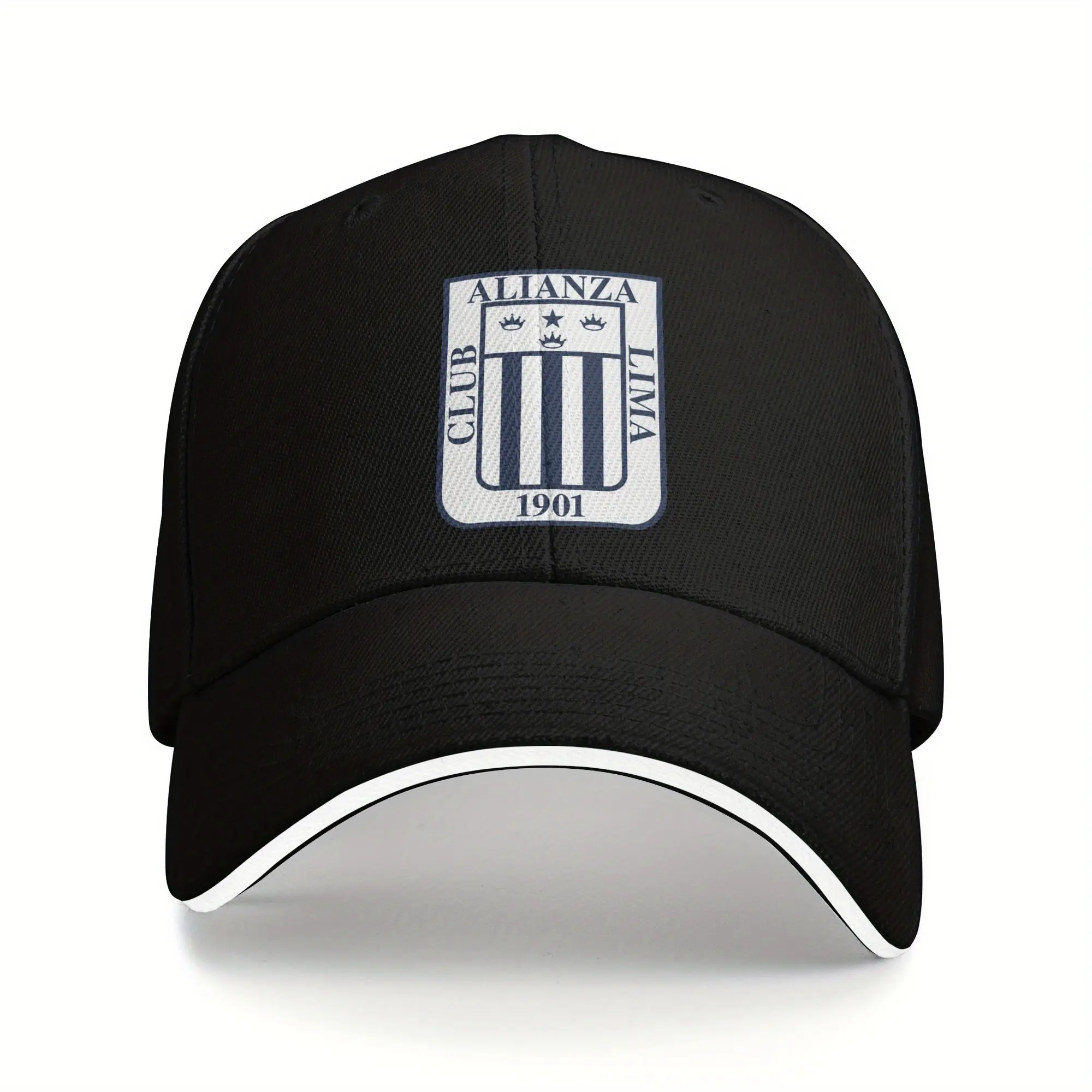 Unisex Lightweight Solid Color Polyester Sandwich Baseball Cap - Adjustable Fit Hat, Street Fashion Cap, Lightweight for All-Day Wear, Casual Outdoor Fun Clothing Accessory