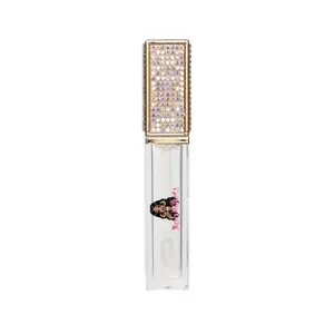 Dream Bubble Lip Gloss with Sparkling Rhinestone Cap and Smooth Application for Glossy Lips