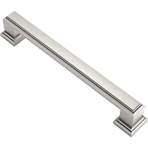 10 Pack Brushed Satin Nickel Cabinet Pulls, 5 Inch(128mm) Hole Center Cabinet Handles Kitchen Pulls for Cabinets and Drawer AL3071SN