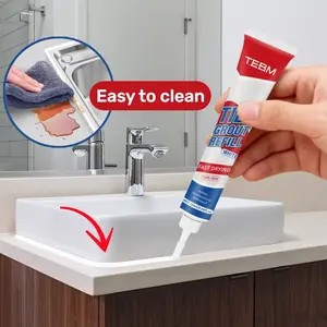 Tile Grout Paste, Instant Coverage Tile Repair for Bathroom Shower Floors, DIY Tile Grouting Update, Suitable for All Types of Tiles
