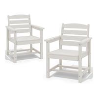 2 Chairs, White