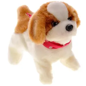 Cute Somersault Little Puppy,Barks, Sits, Walk, and Flips,Pet Toy Dog chocolate lab