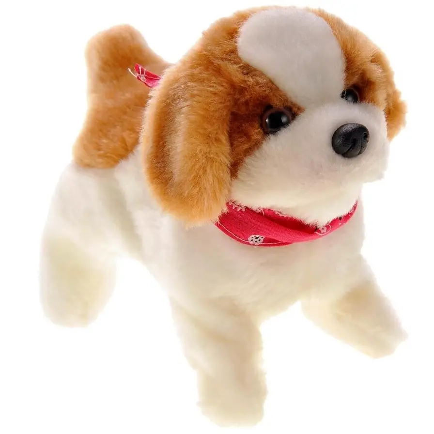 Cute Somersault Little Puppy,Barks, Sits, Walk, and Flips,Pet Toy Dog chocolate lab