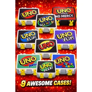 🎮 UNO Card Case Collection – Standard, Double, & Special Editions ✨