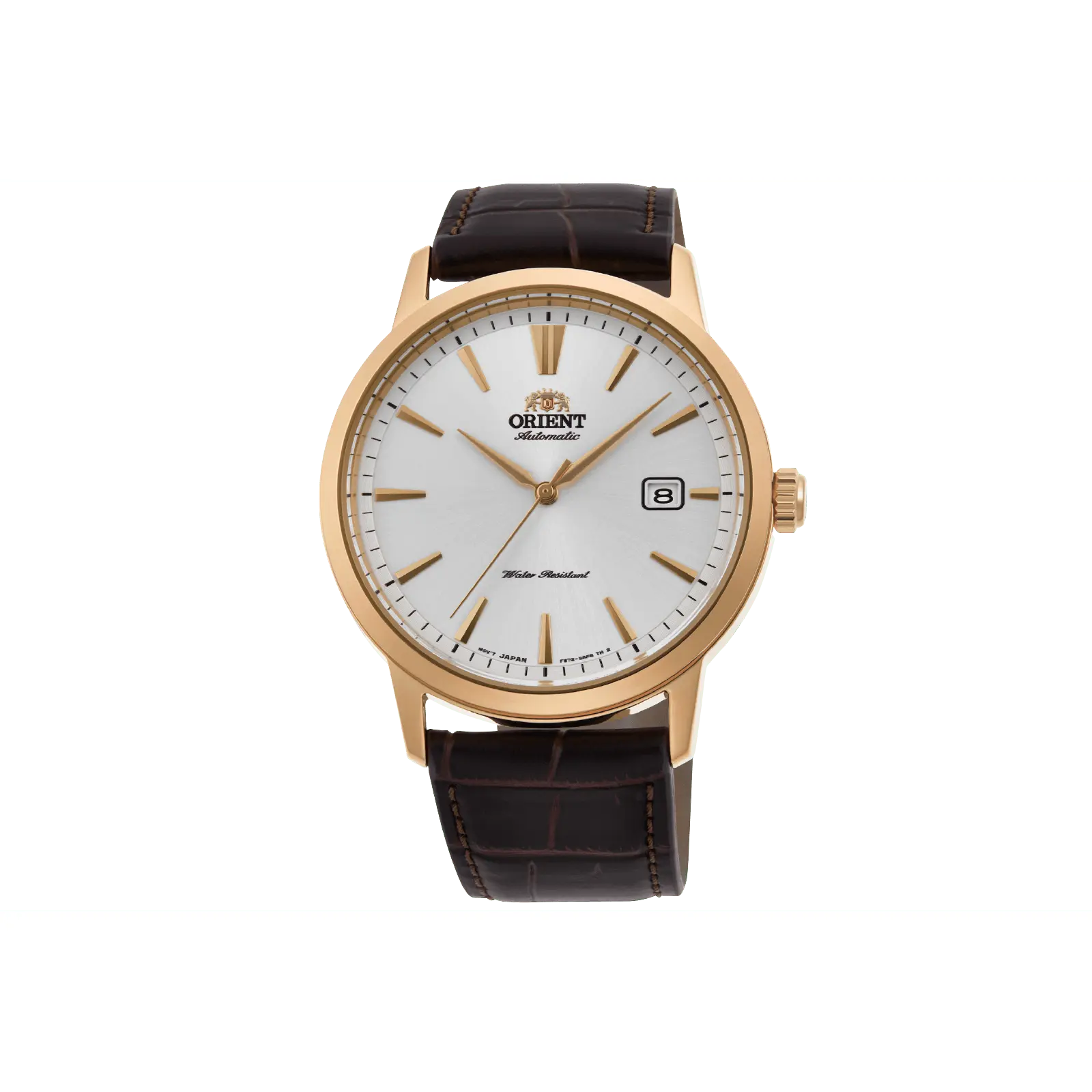 Orient Symphony III Men's Automatic Dress Watch - 41.5mm Stainless Steel Automatic Date Wristwatch, RA-AC0F04S30B, Stainless Steel Watch, Automatic Mechanical Watch
