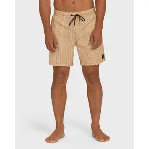 Day Trip Garage Layback Swim Trunks - Oatmeal