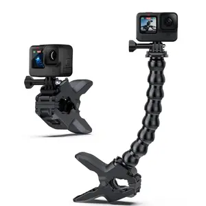 Neck Mount Tripod Stand for Gopro Hero 12 11 10 9 8 Sjcam Insta360 Action Cameras, Adjustable Neck Arm Accessory, Durable and Stable