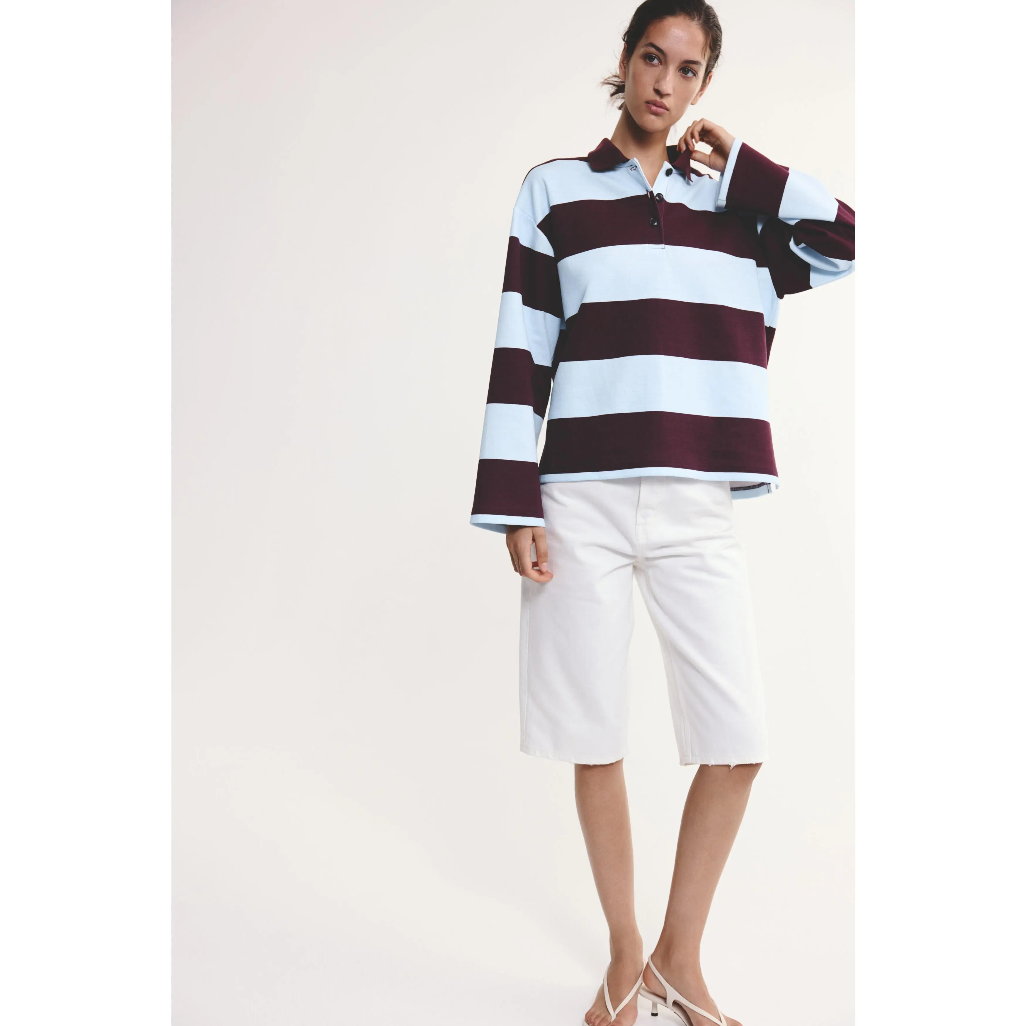H&M Cotton-blend polo shirt