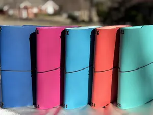 A6 BRIGHTS Leather Journal for Planners Journals Sketches Top Grain Leather A6 Size Ideal for Notes Taking Sketching Ideas Personal Diary Entries