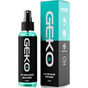 Geko 2-In-1 Grip Restore & Cleaner – #1 Basketball, Golf, Football, Volleyball, and Baseball Grip Spray – Restores Shoe, Grip & Glove Traction, Removes Dirt & Oil, Restores Control & Consistency Geko Golf