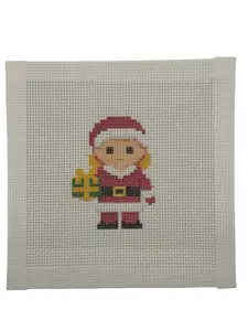 Santa Lizzy Claire Needlepoint Canvas