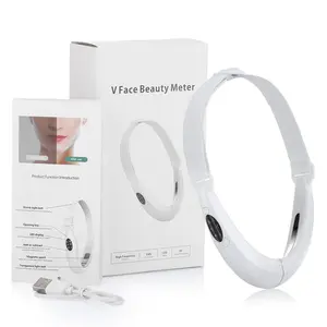 EMS Microcurrent Facial Slimming Device, Vibration Massage for Chin and Face, Beauty Tool for Contouring and Sculpting, Non-Surgical Facelift
