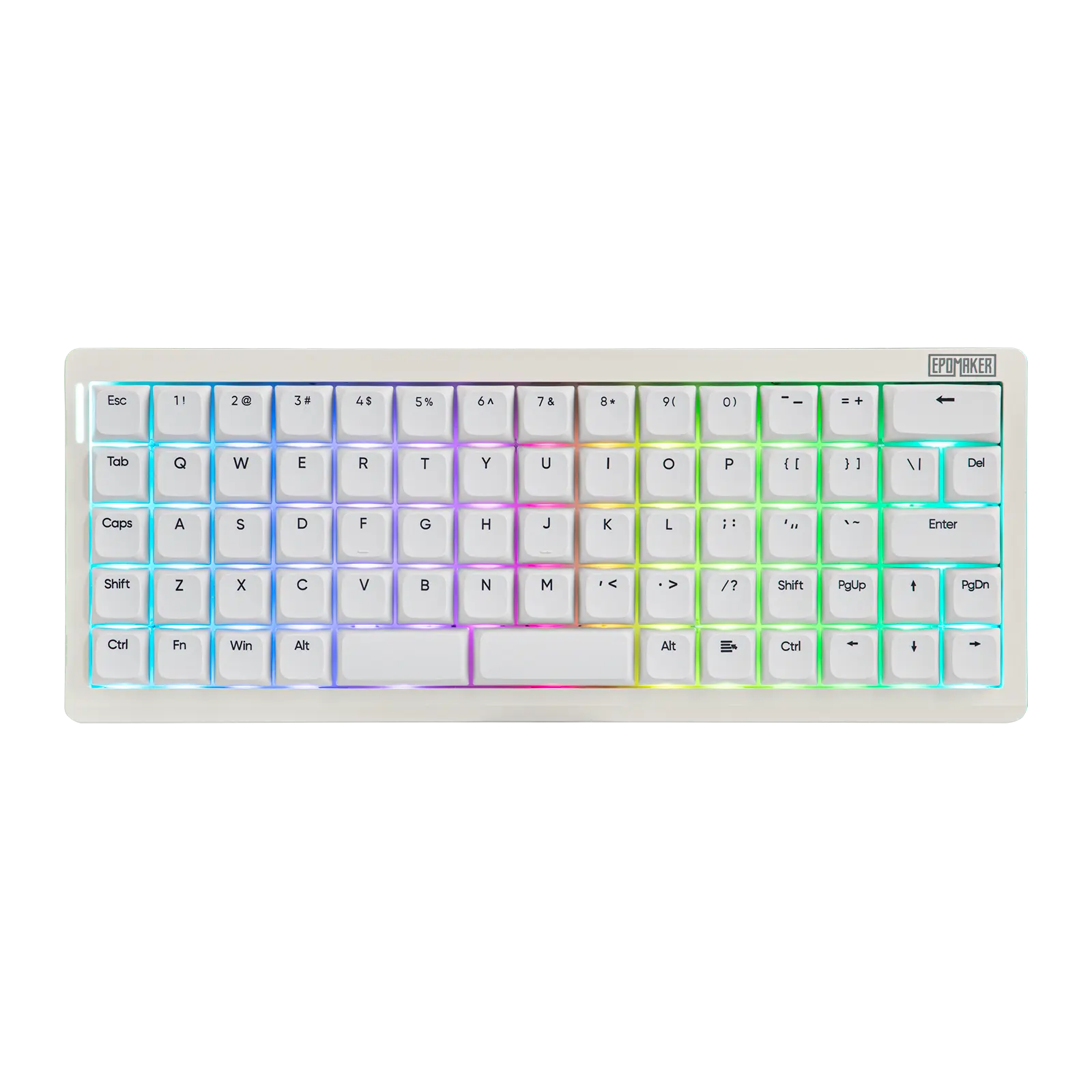 EPOMAKER Hack70 Planck Mechanical Keyboard with VIA Custom Tri-Mode USB-C/BT 5.0/2.4GHz Gasket Hot-Swappable South-Facing RGB Backlit Dye-Sub PBT Keycap 65% Ortholinear Layout Wireless Gaming Keyboard for Mac/WIN gaming accessories keyboards for gaming