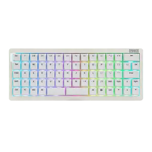 EPOMAKER Hack70 Planck Mechanical Keyboard with VIA Custom Tri-Mode USB-C/BT 5.0/2.4GHz Gasket Hot-Swappable South-Facing RGB Backlit Dye-Sub PBT Keycap 65% Ortholinear Layout Wireless Gaming Keyboard for Mac/WIN gaming accessories keyboards for gaming