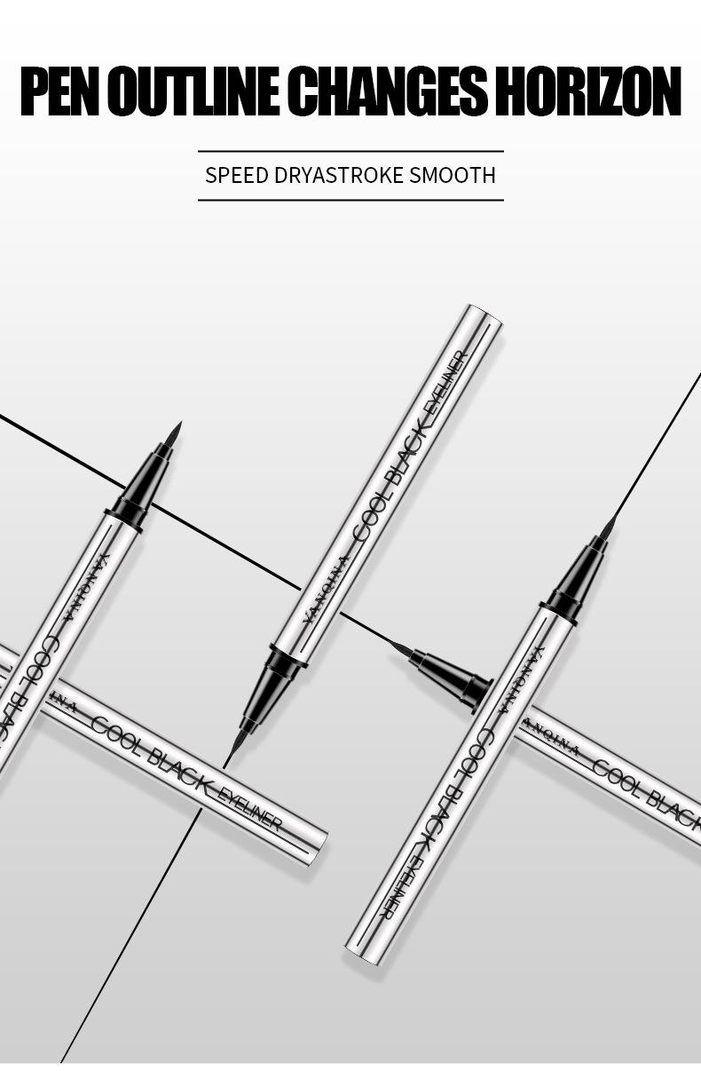 Long-lasting eyeliner -lightweight, waterproof,vegan,cruelty-free,24-hour smooth application,ultra- creamy and silky smooth texture.