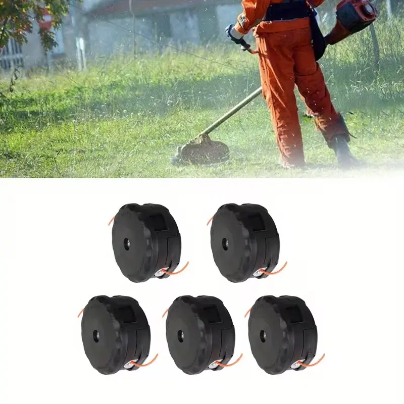 findmall 5-Pack Power Tool String Trimmer Head Replacements - High-Compatibility Tool Accessories for Echo Speed Feed 400, SRM 225, 230, 26LC, 26RLC, 32RLC & Shindaiwa Trimmers (Father's Day Gift)