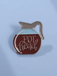 2024 New Style Coffee Cup Design Brooch, Enamel Pin Suitable for Backpacks, Jeans, Scarves, Hats Decoration, Trendy All-match & Exquisite Brooch for Birthday Gift, Hat Pins