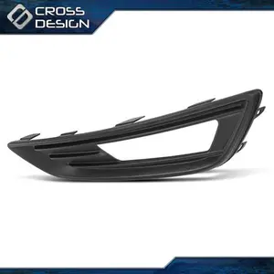 CROSSDESIGN Fit For 2015-2018 Ford Focus Fog Light Molding Trim Driver Left Side FO1038151